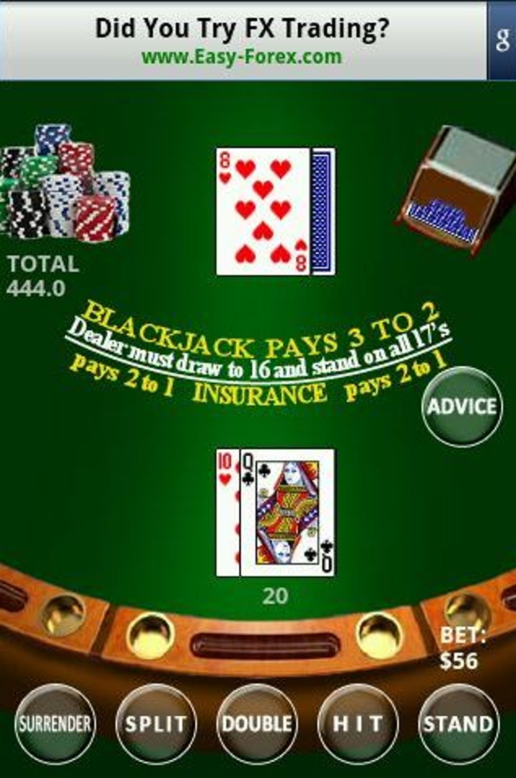 Canlı Blackjack'te Yüksek Oranlı Cebir
